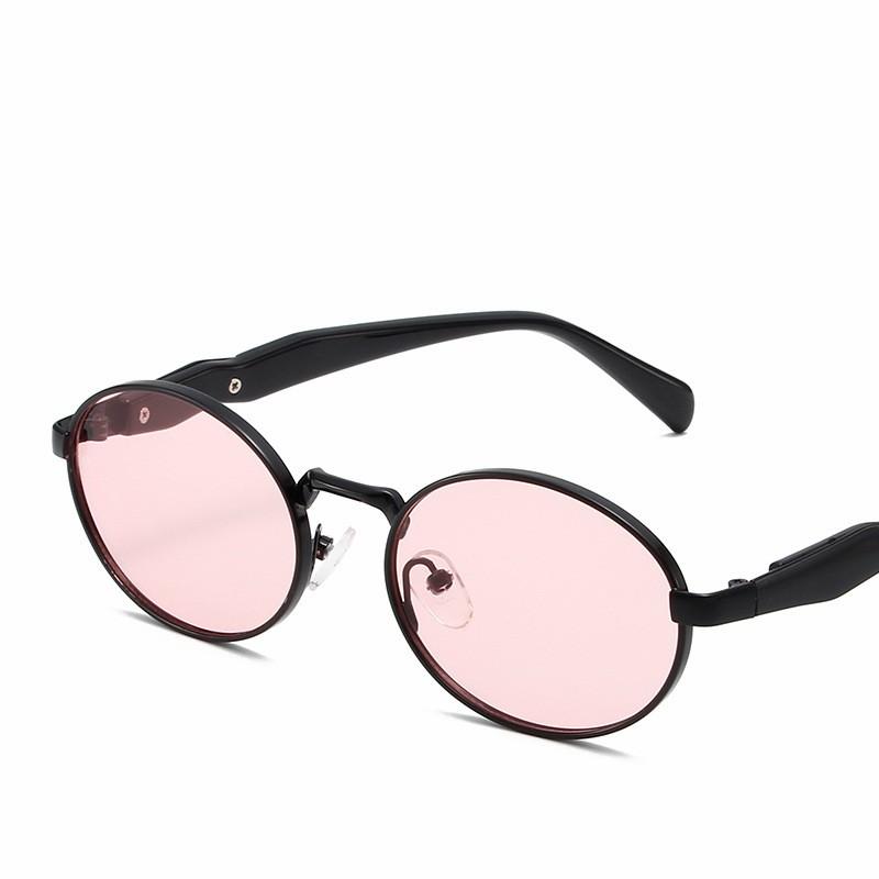 

Designer Sunglasses Woman Metal Frame Oval Luxury Sun Glasses Eyewear Retro Eyeglasses Gafas De Sol Mujer UV400 Other