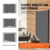 VEVOR Room Divider, 4 Panels Room Divider, Folding Privacy Screen and Portable Partition Divider for Room Separation