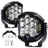 2PCS 3inch LED Driving Light 75W 15000LM Work Light Pods Spot Flood Combo Beam Fog Lamp Offroad