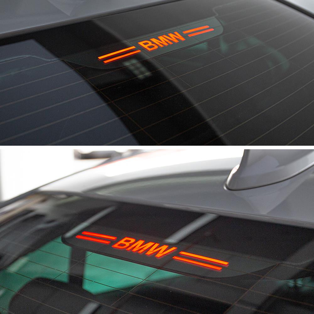 High Brake Light Sticker, M Emblem Decor Decal for BMW 3 Series 5 Series F30 G20 F07 F10 G30 G32 F32 F34 X1 X2 X3 X5 X4 X6 X7 G3 Ydbn48