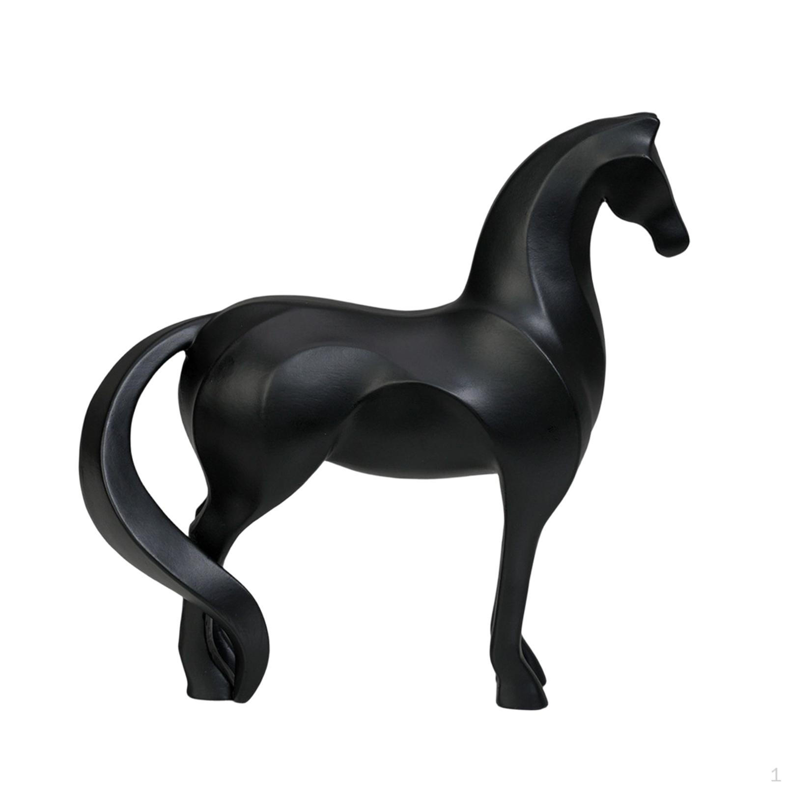 

Horse Figurine, Animal Figurine Made of Modern Resin, Table Decoration, Refined Originality, Style B