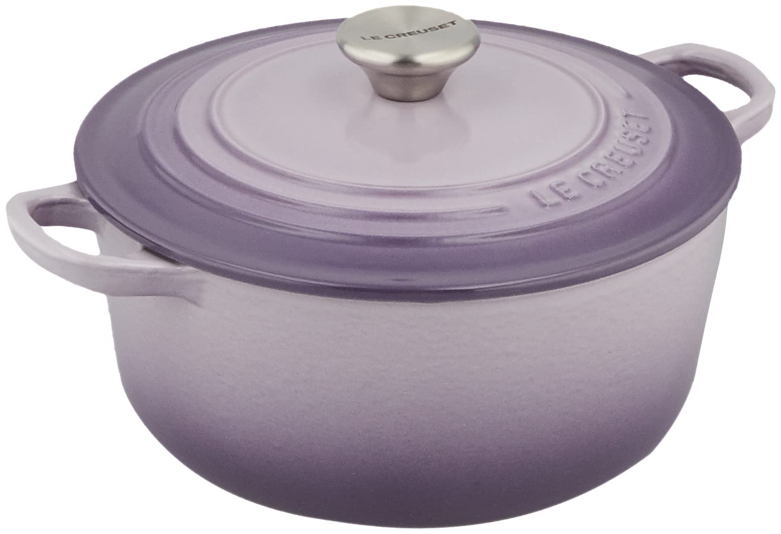 

Le Creuset Cast Iron Enamel Pot Cocotte Ronde 22 cm Bluebell Purple Gas IH Oven Compatible [Official Japanese Product]