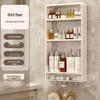 Miflame Tall Wall-Mounted Bathroom Storage Shelf