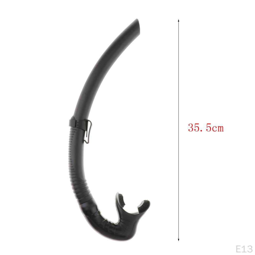 Snorkel Silicone Mouthpiece Breathing Tube Buckle