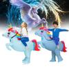 Blue Inflatable Unicorn Costumes Adults Child Christmas Halloween Dress Up Gift