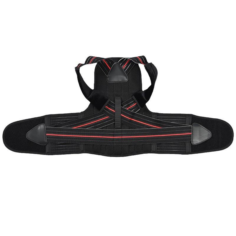 Cross-Back Posture Corrector: Adjustable Shoulder, Back & Spine Support for Adults & Students