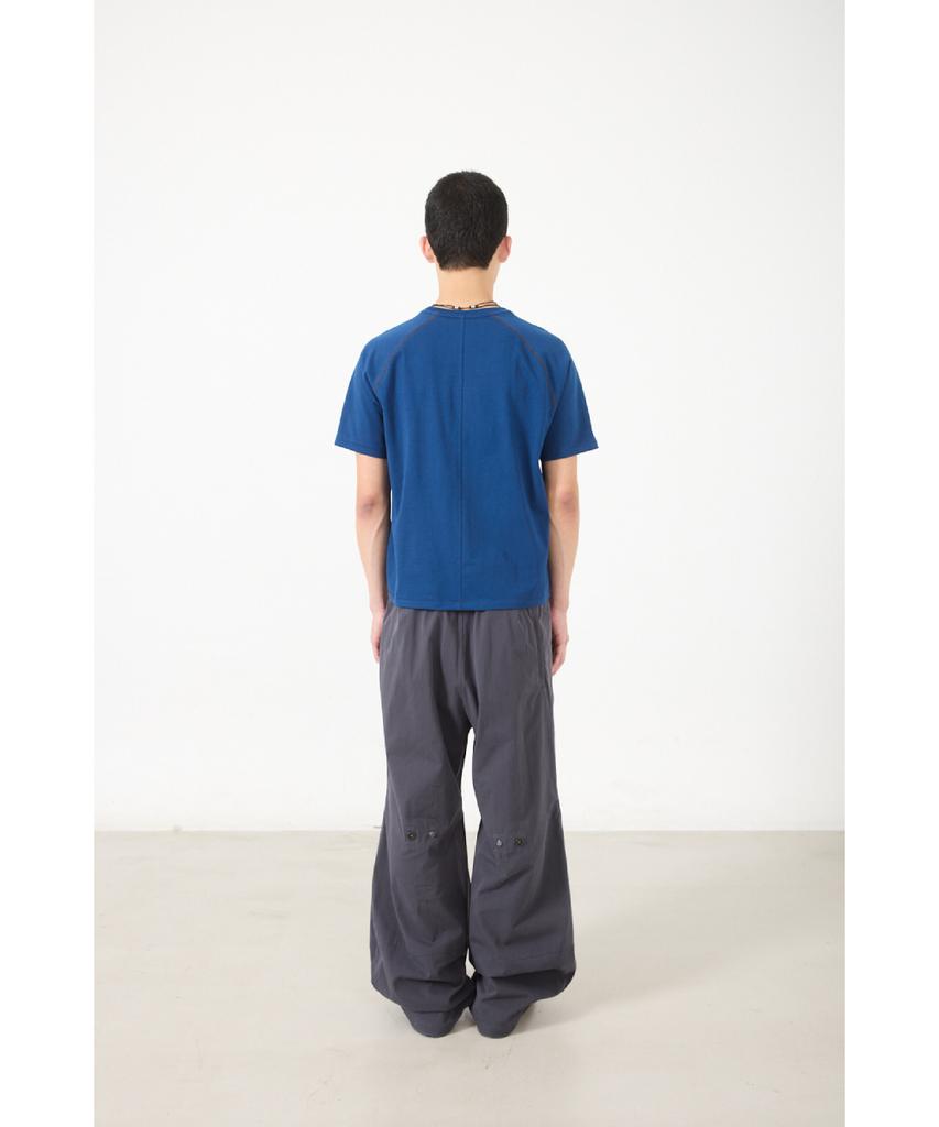 Haechinglum Crop Tee 1/2 Dark Blue