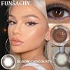 FUNSACHY 1 Pair AUDREY Colored Contact Lenses for Eyes Brown Color Lenses Natural Gray Contacts Koean Softlens Beautiful Pupils
