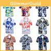 Premium Quality Men Floral Short Sleeve Blouse With Timeless Hawaiian Design
