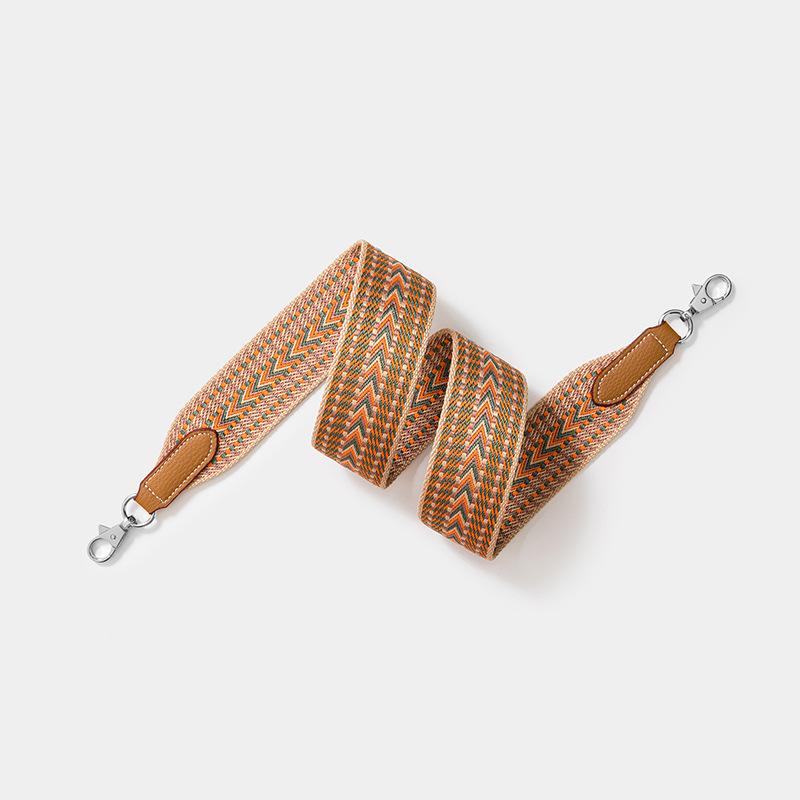 

Nylon Fashion Braided Strap Wide Shoulder Strap Versatile Portable Adjustable Shoulder Crossbody Bag Strap Bag Parts Accessories Length 70cm
