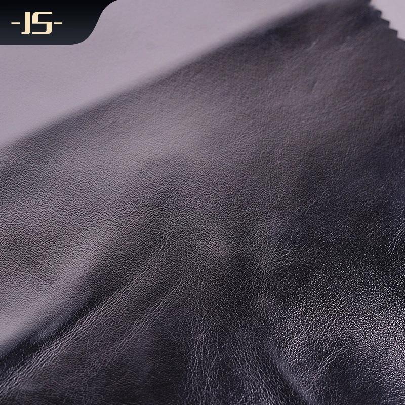 Iridescent Metal-Texture PU Leather with 1.2mm Cotton Fluff Backing for Luggage and Glasses Case Packaging