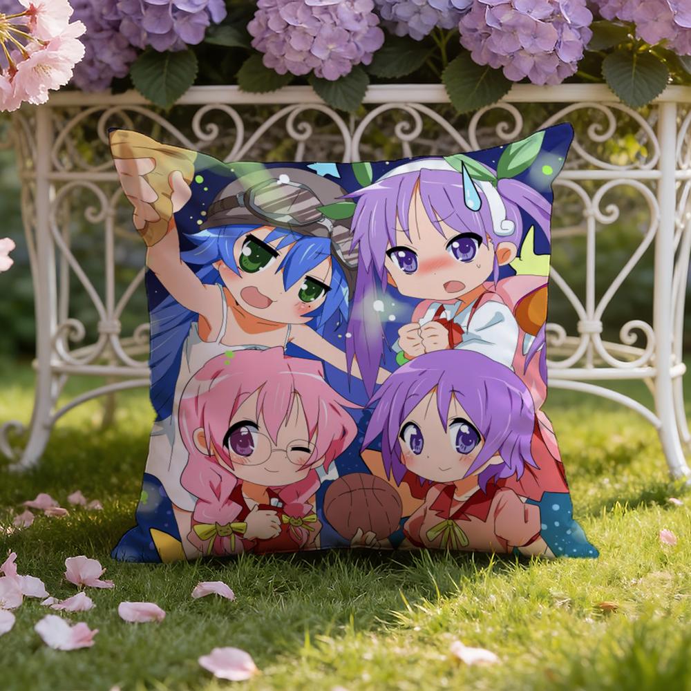 L-Lucky S-Star Cushion Cover Home & Car Dual-Scene Pillow Cover: Reversible for Premium Comfort