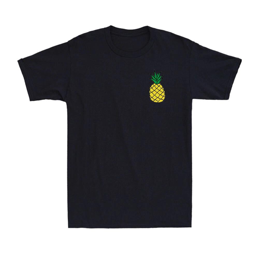 Pineapple Shirt Pineapple Left Breast Pocket Graphic Novelty Men s T-Shirt M