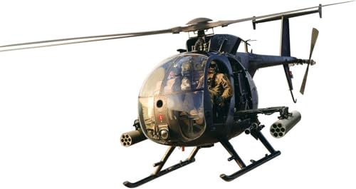 

Kitty Hawk Model 1/35 AH-6J/MH-6J Little Bird Night Stalkers Plastic Model Kit KH50003 (Helicopter)