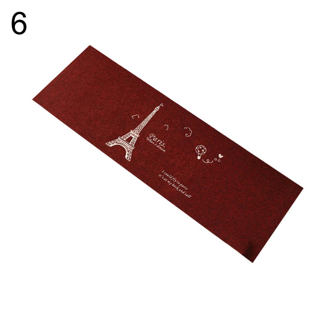 

Главная Кухня Ванная комната Противоскользящий коврик Shark Tower Коврик для входной двери Коврик 40*120cm коричневый