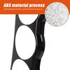 Glossy Piano Black ABS Triple Gauge Cluster Trim For Toyota FJ Cruiser 2007-