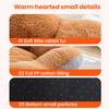 Winter Pet Bed Flower Shaped Plush Dog Bed with Anti-slip Bottom