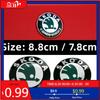 Car Sticker Car Rear Front Emblem Trunk Badge Sticker for Skoda Kodiaq Karoq 2 A7 Tour VRS Superb Octavia Yeti Fabia 1 Rapid Acc