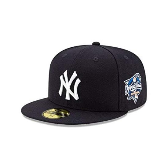 New Era New York Yankees World Series 2000 Collection 59Fifty Fitted Adult US 7 Blue Men's Hat, Navy, Size 5/8, Color