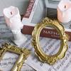 Gold Vintage Photo Frame Art Jewelry Decorative Home Photography Background Shooting Props Mini Picture Frame Trinkets Frame