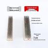 Stainless Steel Long-Handled Hard Bristle Floor Brush for Outdoor Cement Moss Cleaning