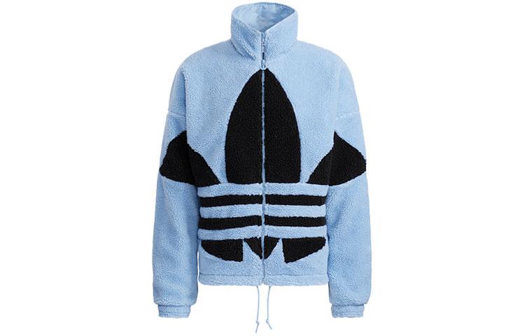 Adidas Originals Sherpa Jacket Unisex Sky Blue HC0327 S
