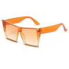 New Oversized Square Sunglasses Women's Fashion Jelly Color Sun Glasses Women Gradient Lens Eyewear UV400