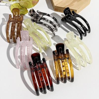 Korean Fashion Hair Claw Clip Duckbill Barrette for Women Crab Acrylic Hairpin Ponytail Hairgrip Girls Hair Accessories Headwear
