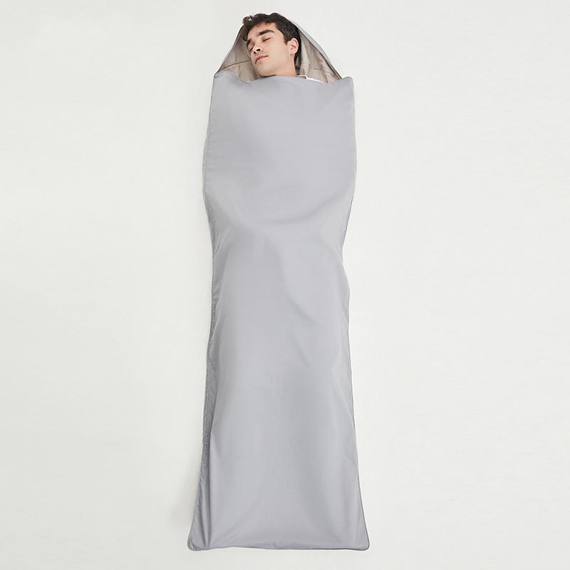 

Electromagnetic Radiation Protective Silver Fiber Lining Sleeping Bag Base Station Emf Shielding Sleeping Bag Portable Travel 50nylon have silver серый