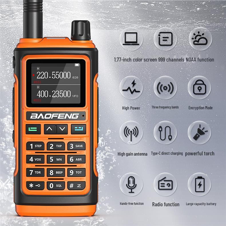 Baofeng UV-17 PRO Walkie-Talkie with Type-C Charging for Outdoor Adventures