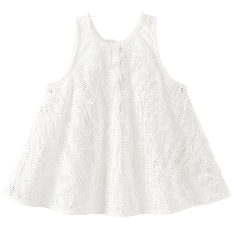 TONGTAI Baby Girl s Lace Mesh Vest Dress 100cm
