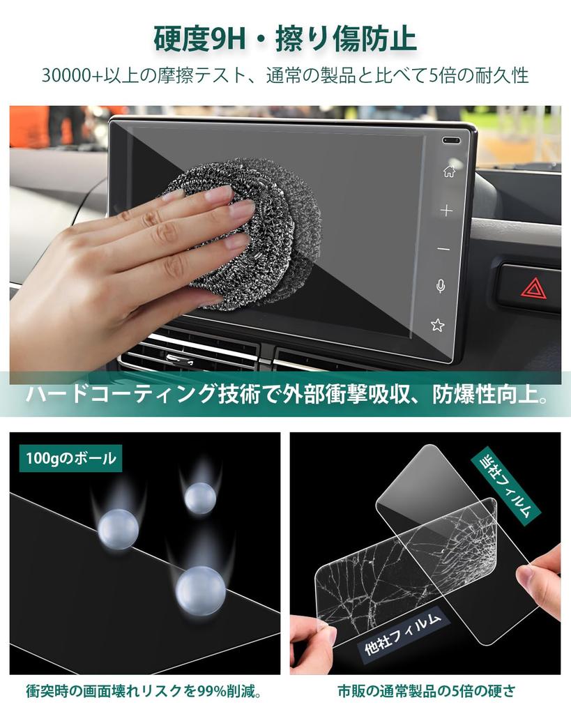 LANTU Window Film for Daihatsu Move Navigation and Atrai 6th 9H and Compatible with Hijet Hijet Toyota and Subaru Manufacturer Display and Custom