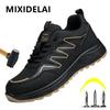 Breathable Safety Shoes Men Summer Work Shoes Puncture-Proof Composite Toe Security Sneakers 6Kv Insulating Shoes Protection