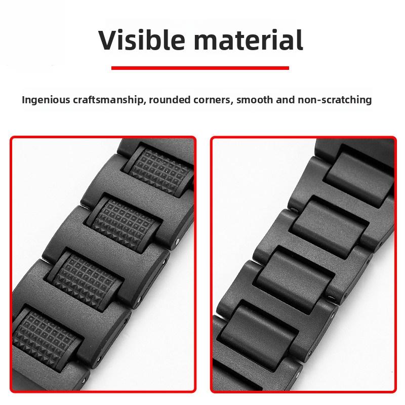Lightweight Plastic-steel Strap For Casio PRG-650 PRW-6600 PEG600 Protrek Series Mountaineering Watchband Men Watch Accessories