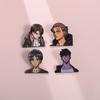 Anime Trendy Twoinone Character Pin Brooch Fashionable Accessory For All Fans