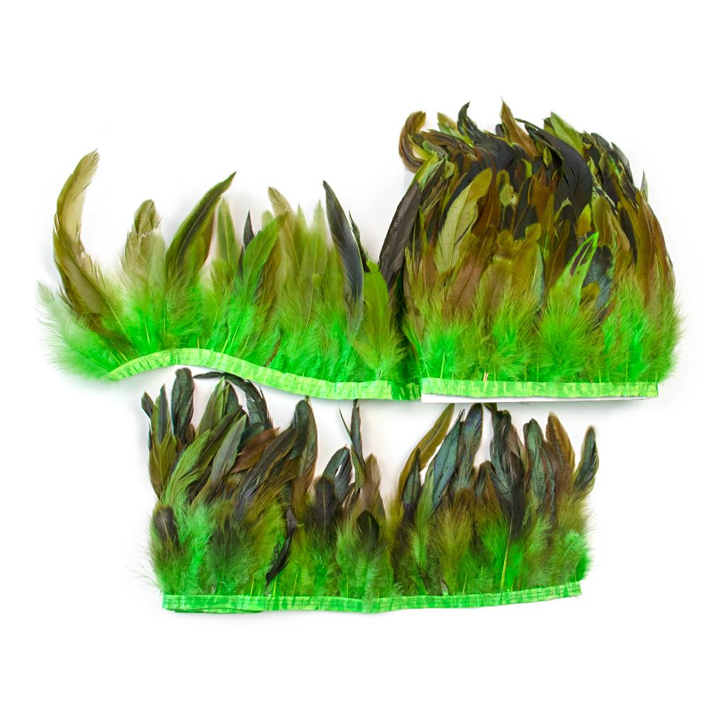 1 Meter Natürliche Hahnenfedern Besatz Schwarz Kleidung Nähband 15-20cm Federfransen für Karnevalsdekoration Federn Basteln