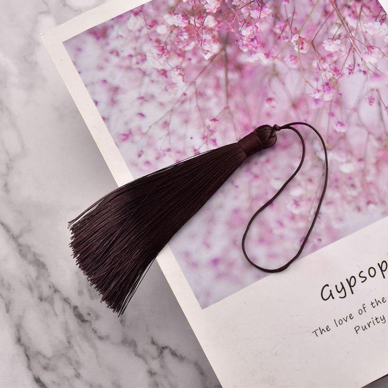 10CM Ice Silk Tassel Tassels Ancient Style Sachet Fan Pendant Bookmark Pendant Ear Diy Handmade Material Fringe Trim