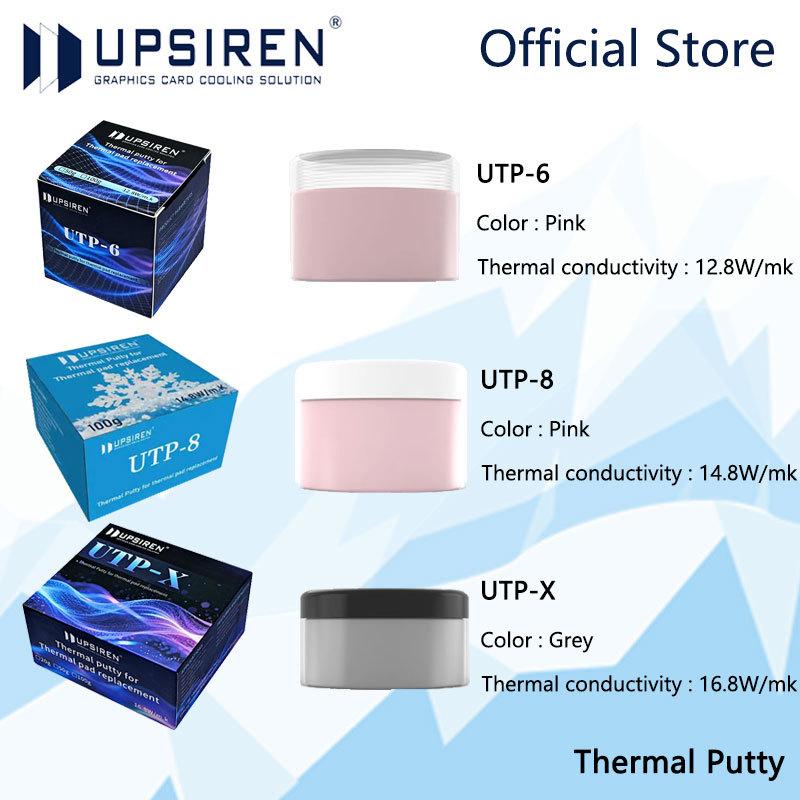 UPSIREN UTP-6/UTP-8/UTP-X Tepelně vodivá pasta pro VGA GPU IC Procesor Rychlé chlazení Náhradní tepelná podložka Tepelně izolační pasta