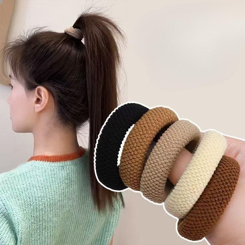 New Thick and Sturdy High-elasticity Hair Band for Tying Hair Elastic Hair Tie for Hair Fixation Durable Without Seams Hair String