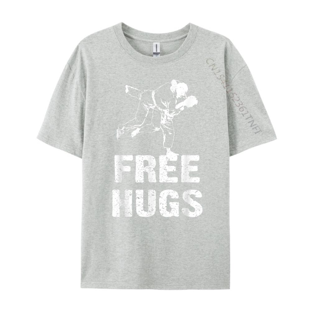 Free Hugs Brazilian Jiu Jitsu Bjj Luxury Clothing Tops Casual Streetwear Men Camiseta Masculina Free Shipping Clothes