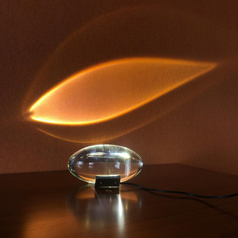 Table Lamp Led Egg-Shaped Lamps Living Bedroom Decor Light Night Projector Bedside Lamp