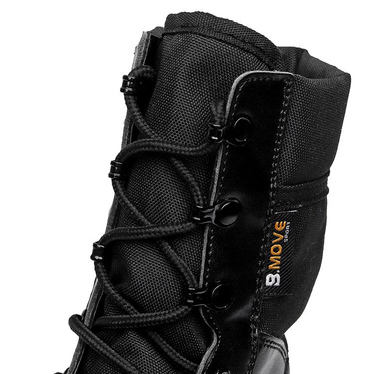 Ghete Tactice de Luptă de Vară: Respirabil, Ușor, High-Top pentru Bărbați și Femei, cu Fermoar Lateral.