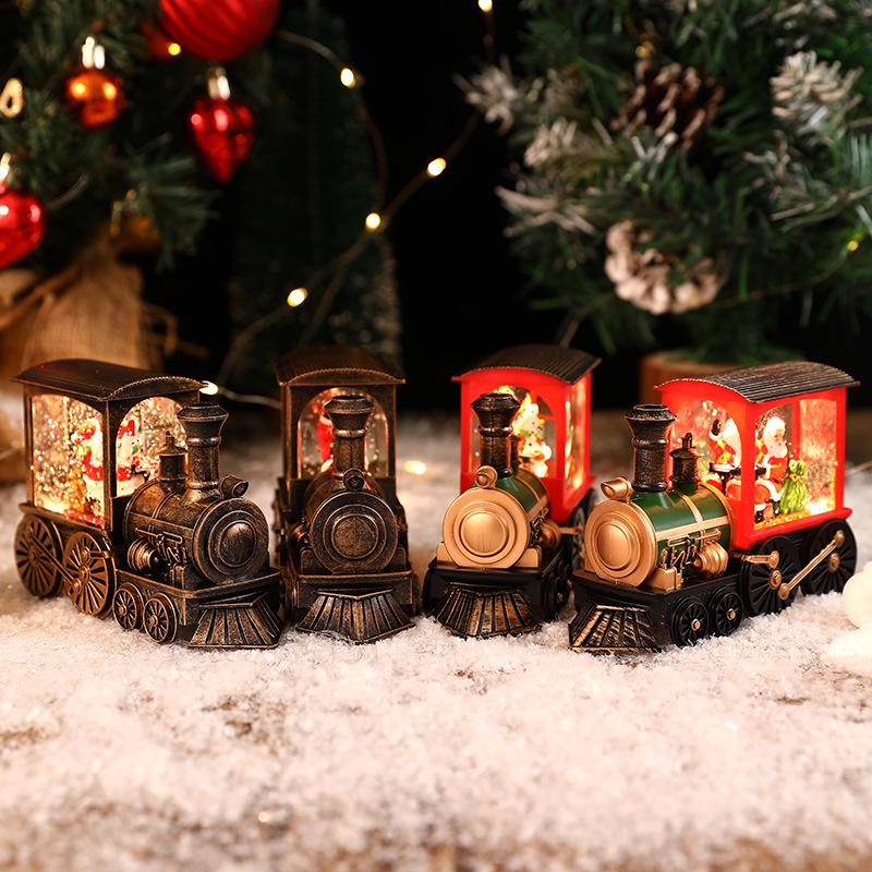 Christmas Party Gifts: Water-Filled Thomas Train Souvenirs