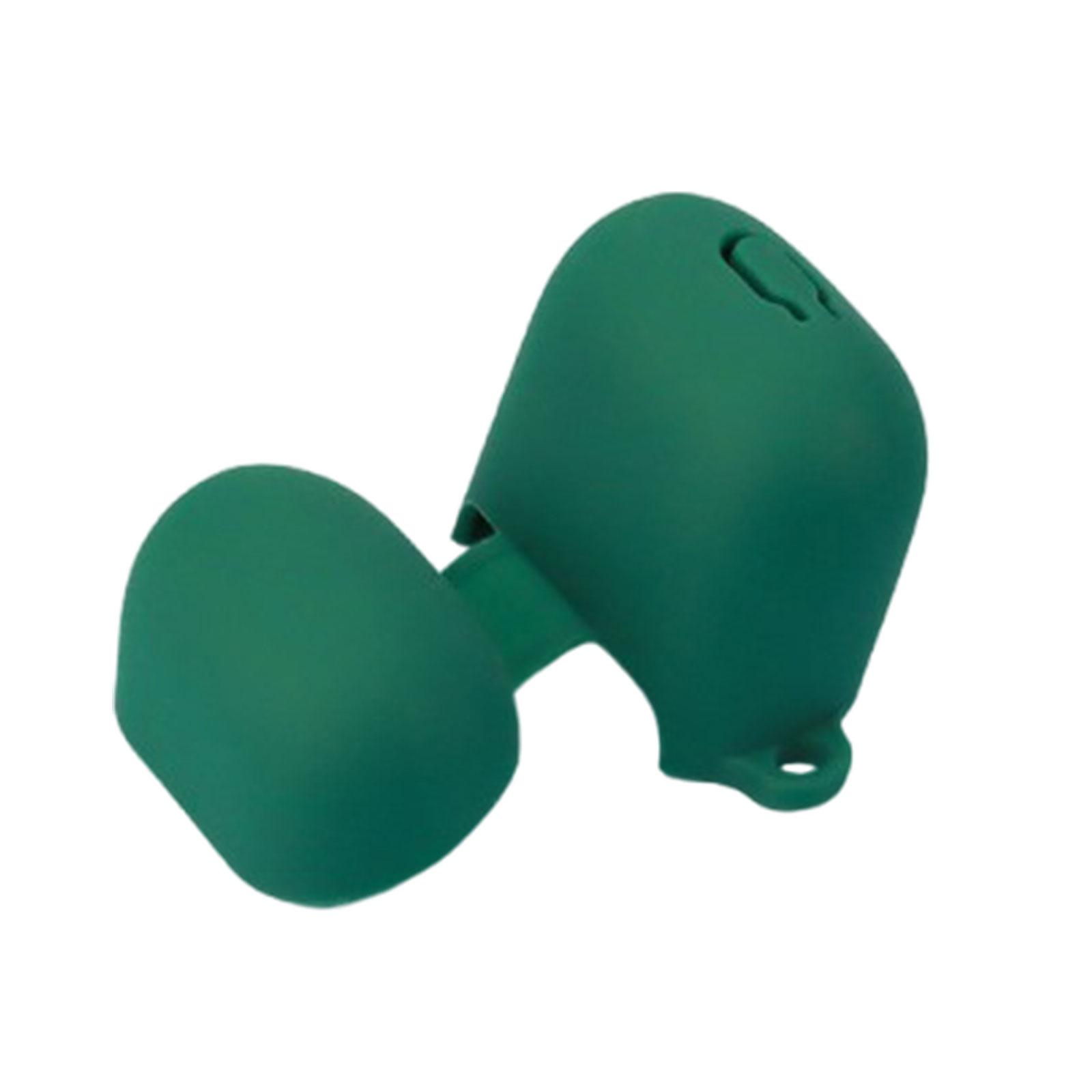 

Силиконовый чехол, защитный силиконовый чехол, мягкий силиконовый чехол для наушников, карманный размер для хранения Oraimo Freepods Neo темно-зеленого