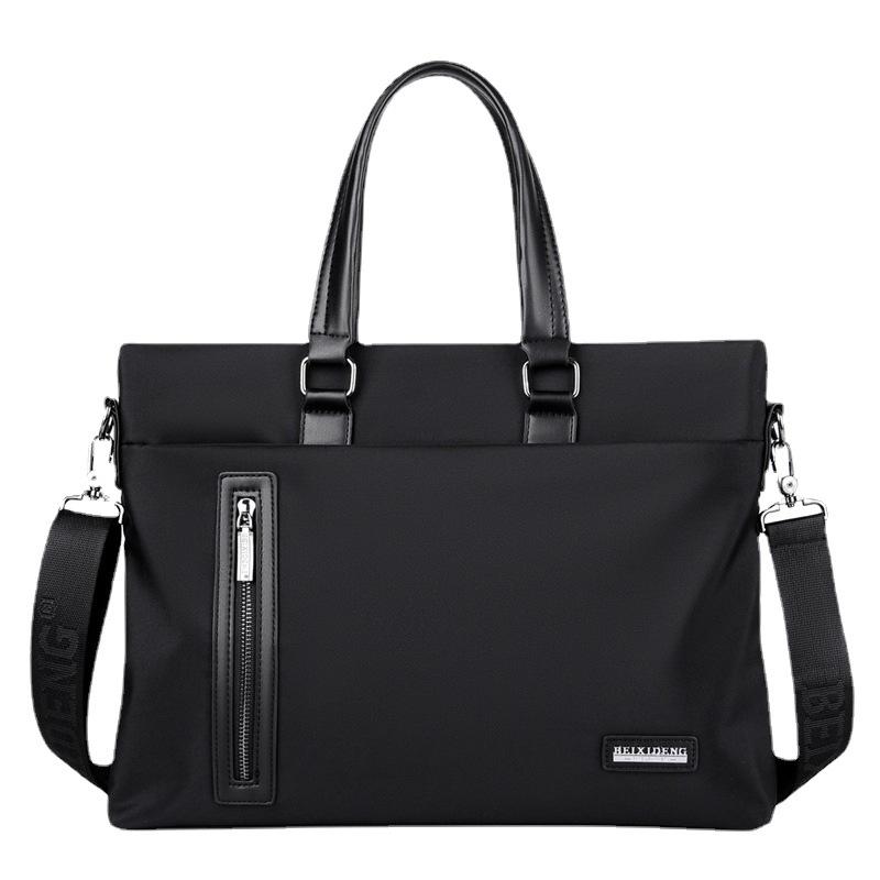Men's Large Capacity Oxford Cloth Casual Briefcase and Crossbody Bag