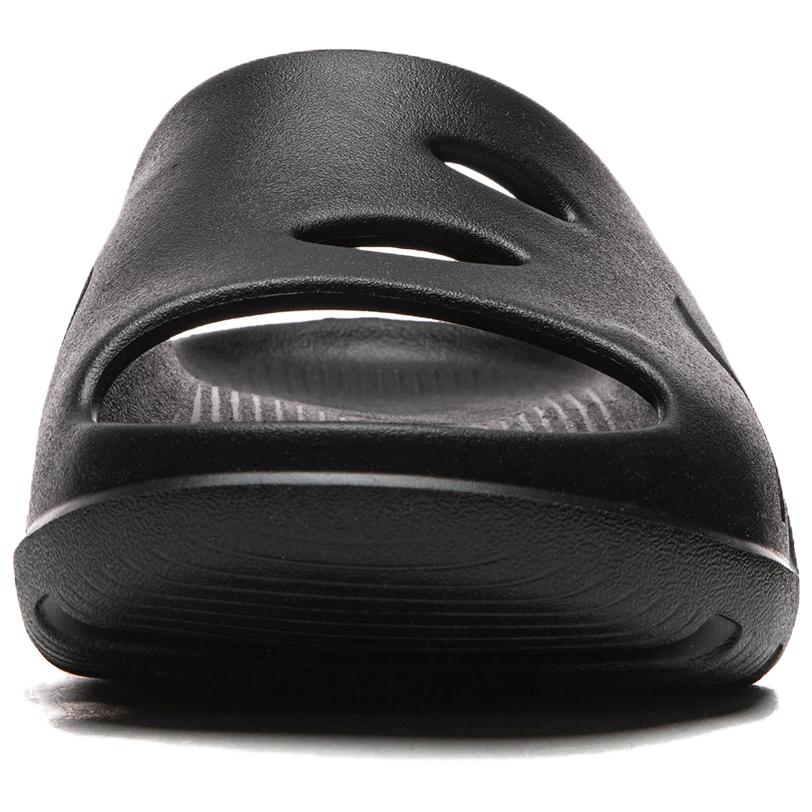 Li Ning Comfortable Versatile Slide Sandals Unisex Footwear Black AYCV001-6