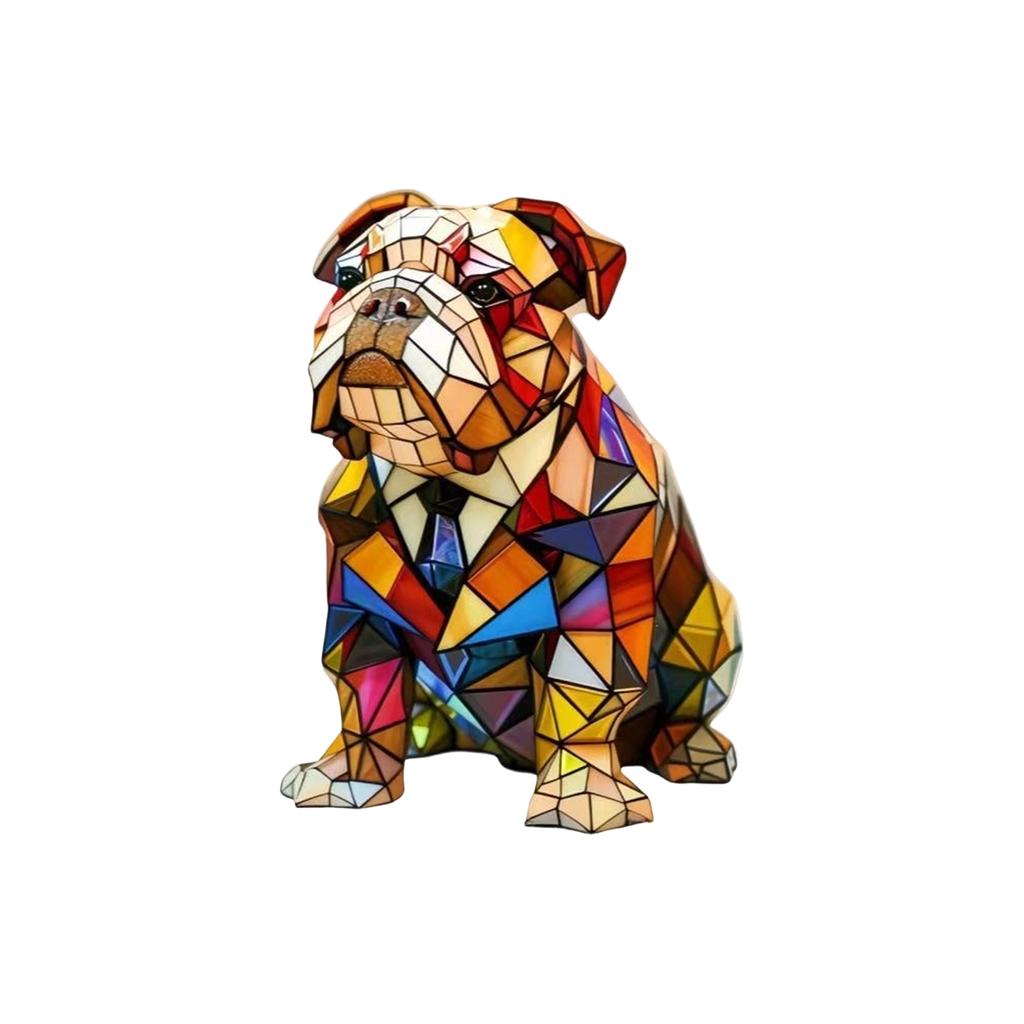 Stained Glass Table Lamp, Cute Pet-themed LED Light, Animal Series, A Perfect Gift For Pet Lovers.