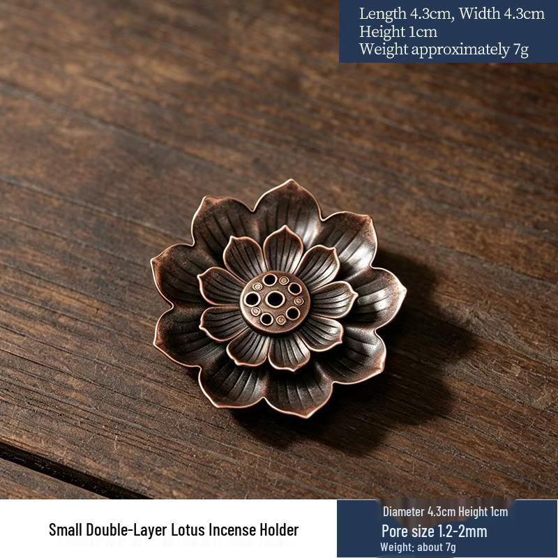 Fisherman Zinc Alloy Incense Holder - Indoor Home Tea Table Antique Stick Incense Burner