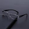 Mode Lesebrille Klassisch Business Ultraleicht Herren Damen Halbrand Alterssichtige Brille +100 +150 +200 +205 +300 +350 +400