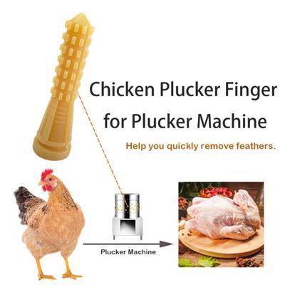 50Pcs Chicken Plucker Fingers Poultry Hair Feather Removal Machine Accessories Rubber Plucking Fingers for Chickens Turkeys Ducks Geese